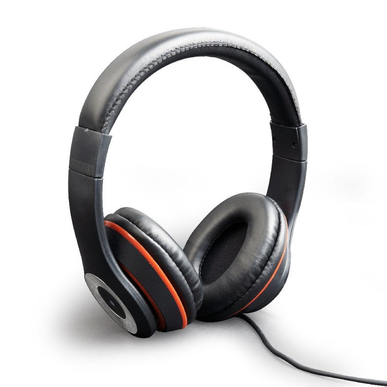 Auriculares gembird los angeles negro alambrico