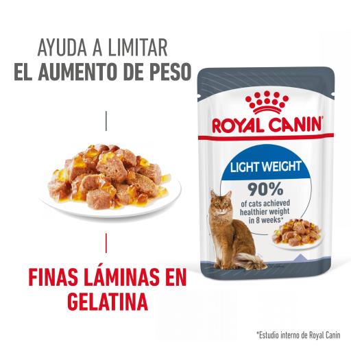 Royal Canin Light Weight Gelatina Húmedo para Gato (Gatos , Comida , Comida húmeda) - 85 gr