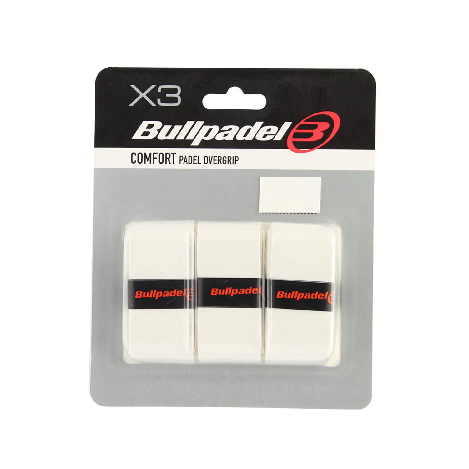 Overgrip Bullpadel 3 Unidades Gb-1200 Blanco