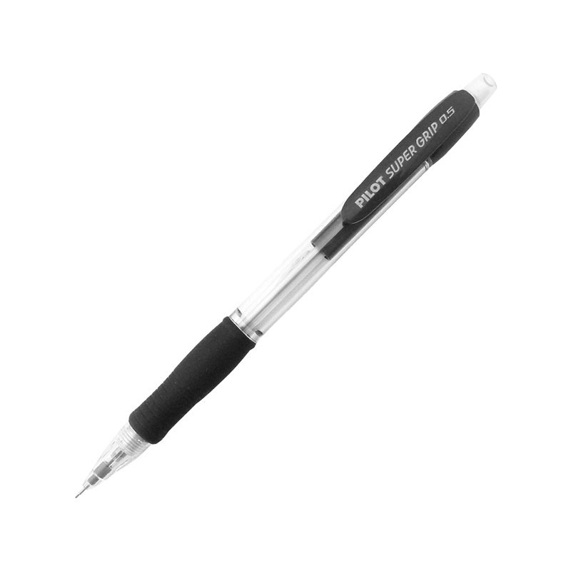 Pilot - PORTAMINAS PILOT SUPER GRIP 0.5MM NEGRO H-185-SL-B