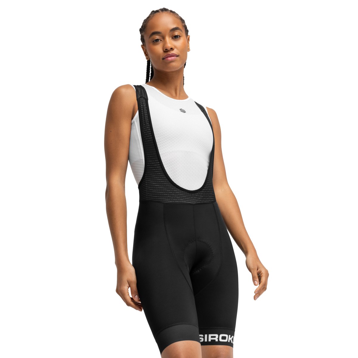 Siroko - Culotte Logo Pierna Corto Ciclismo para Mujer_