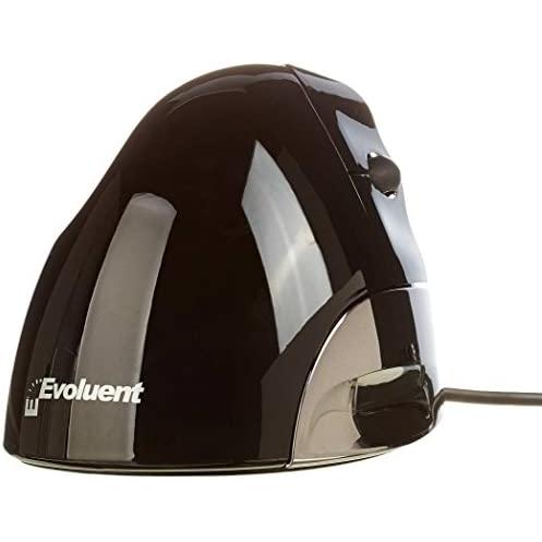 Evoluent VMS Vertical Right Mouse, wired ergonomic design with CE certification for comfortable use. Ideal for gaming and PC, this wired mouse offers excellent precision and control.