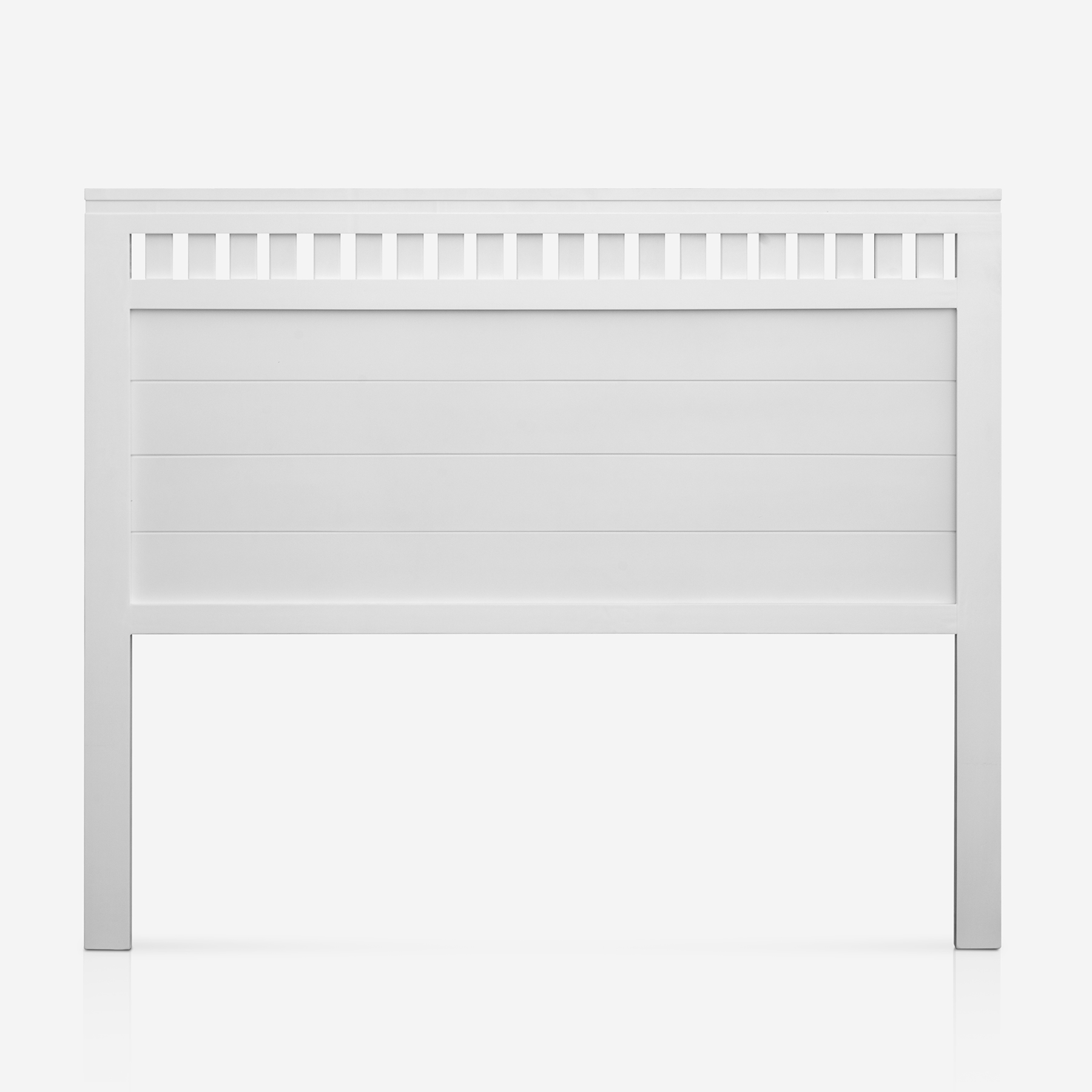 Cabecero BORA Lacado Blanco Madera de Pino Artesanal Fabricado en España Muebles PEJECAR