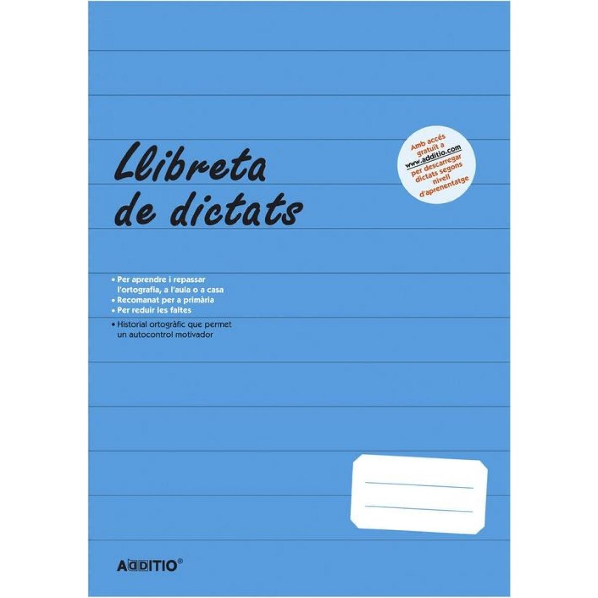 ADDITIO Llibreta de dictats primaria a4 64h