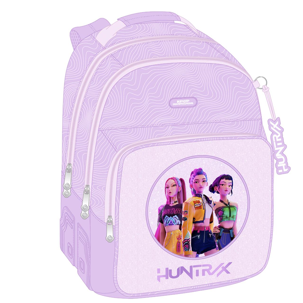 Mochila Doble Adapt.Carro K-Pop Demon Hunters - Iconic 32X42X15Cm (Safta 642667773)