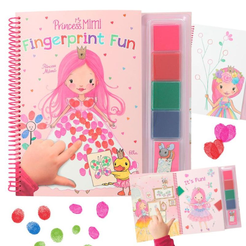 Pinta con los dedos Princess Mimi juego de manualidades Depesche