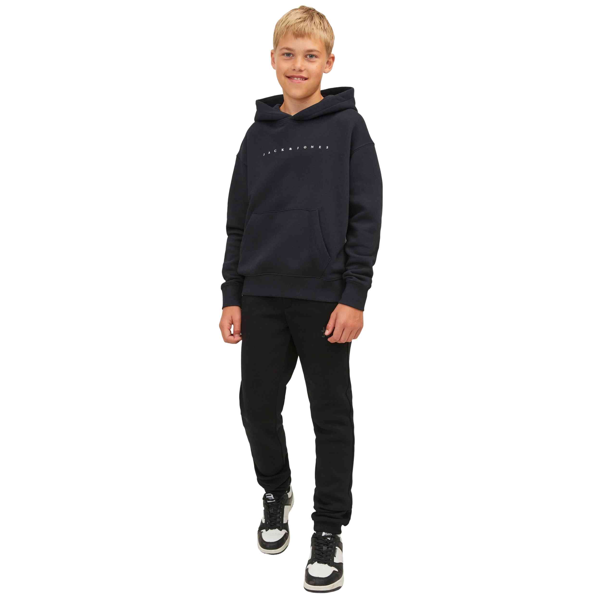 Sudadera Con Capucha Jack & Jones para Niños en color Negro