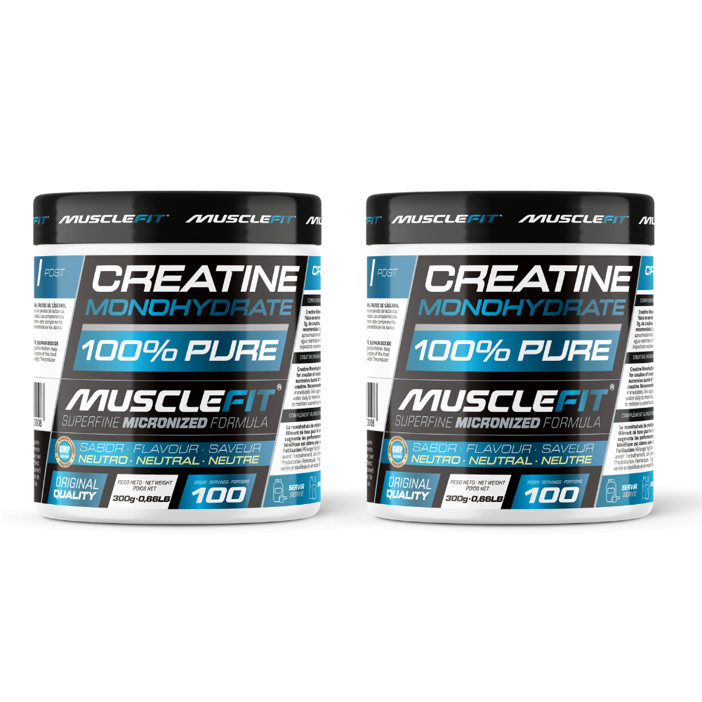 Pack 2 x Creatina Monohidrato Micronizada 300g - MuscleFit