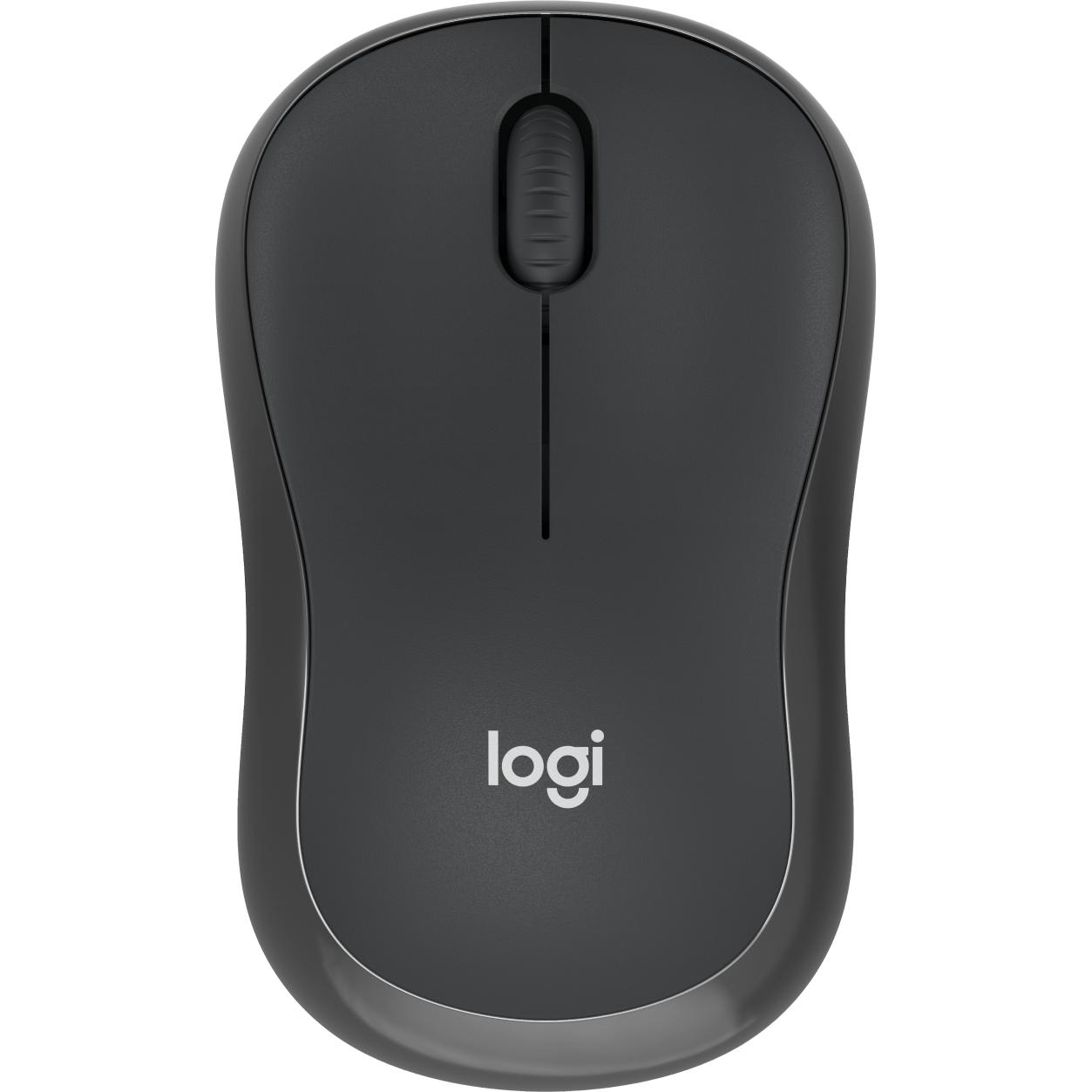 Logitech M240 for Business Optical Mouse 4000 DPI, Ambidextrous, RF Wireless + Bluetooth, 10m Range, 3 Buttons, Graphite Color, Battery Operated, Compatible with Windows and Mac, Ideal for Office Use