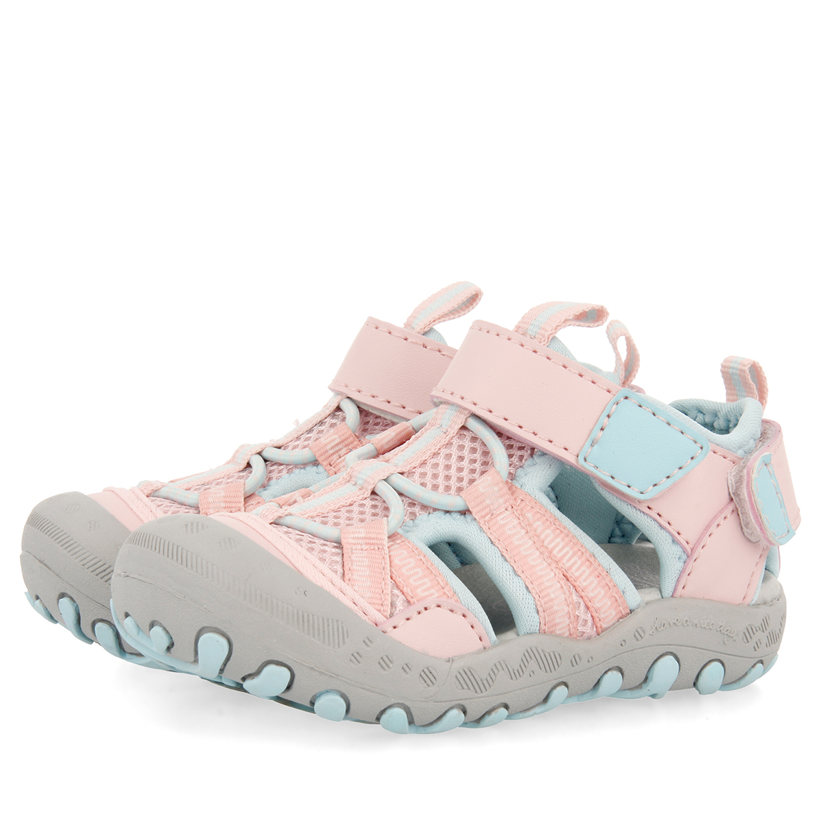 Chanclas Deportivas Gioseppo TONALA para Niña en Rosa y Gris - Diseño Moderno y Llamativo