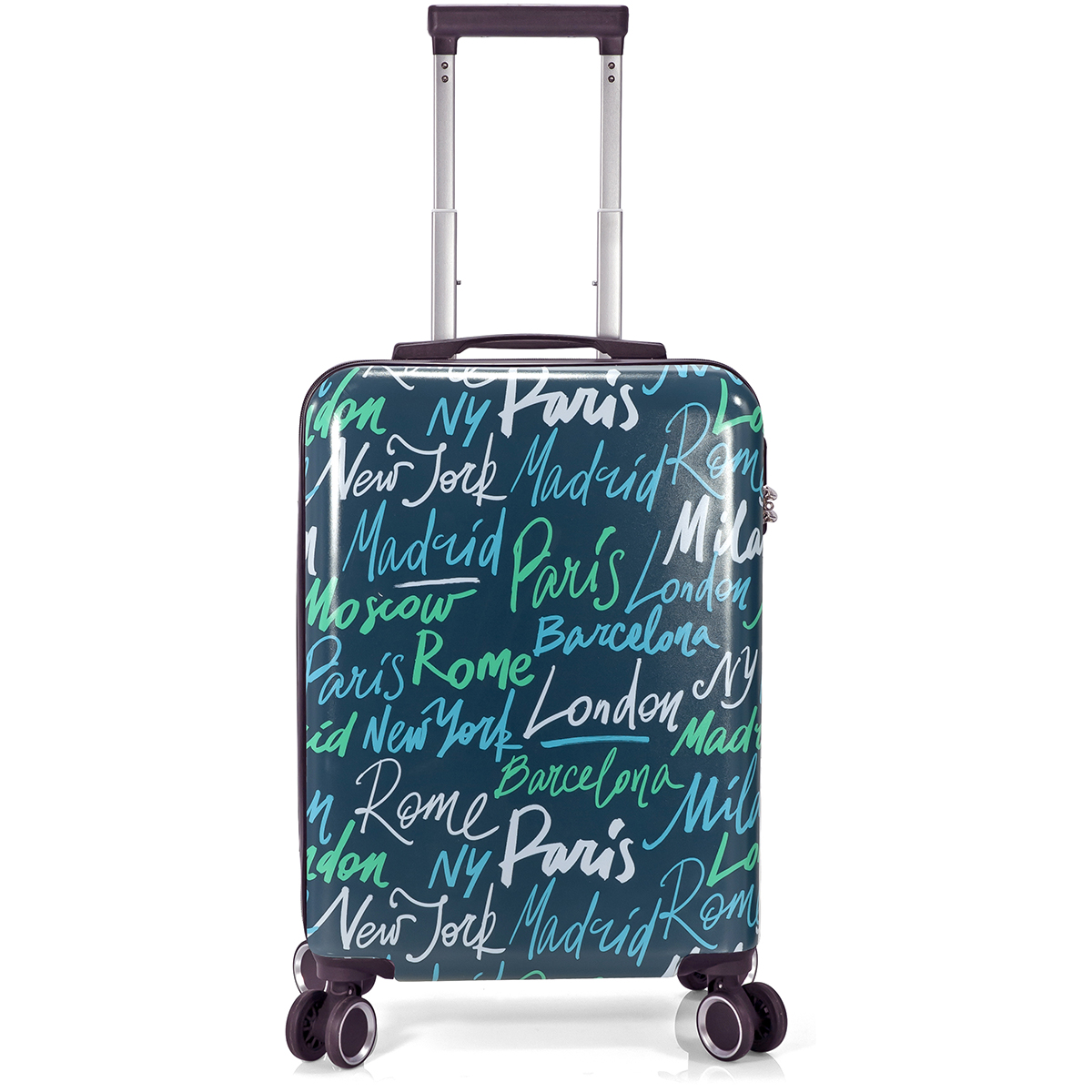 Maleta de Cabina BENZI BZ5849-50, Extensible ABS, 55 cm Cabina, 4 Ruedas Dobles, Cerradura de Combinación 3 Dígitos