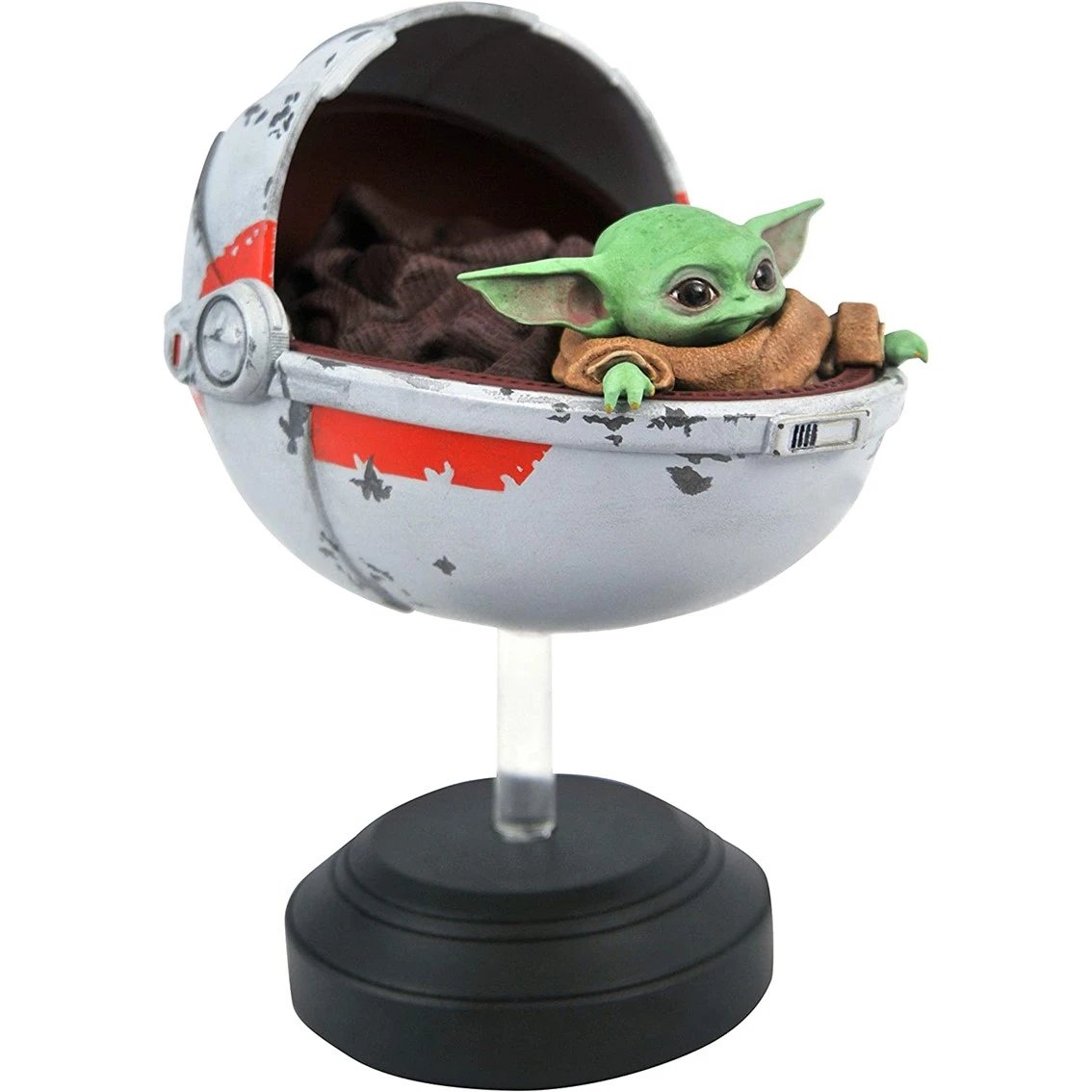 Diamond - Figura coleccionable The Child (Grogu) de Star Wars en escala 1:6 con cochecito flotante, resina de alta calidad para coleccionistas y fans