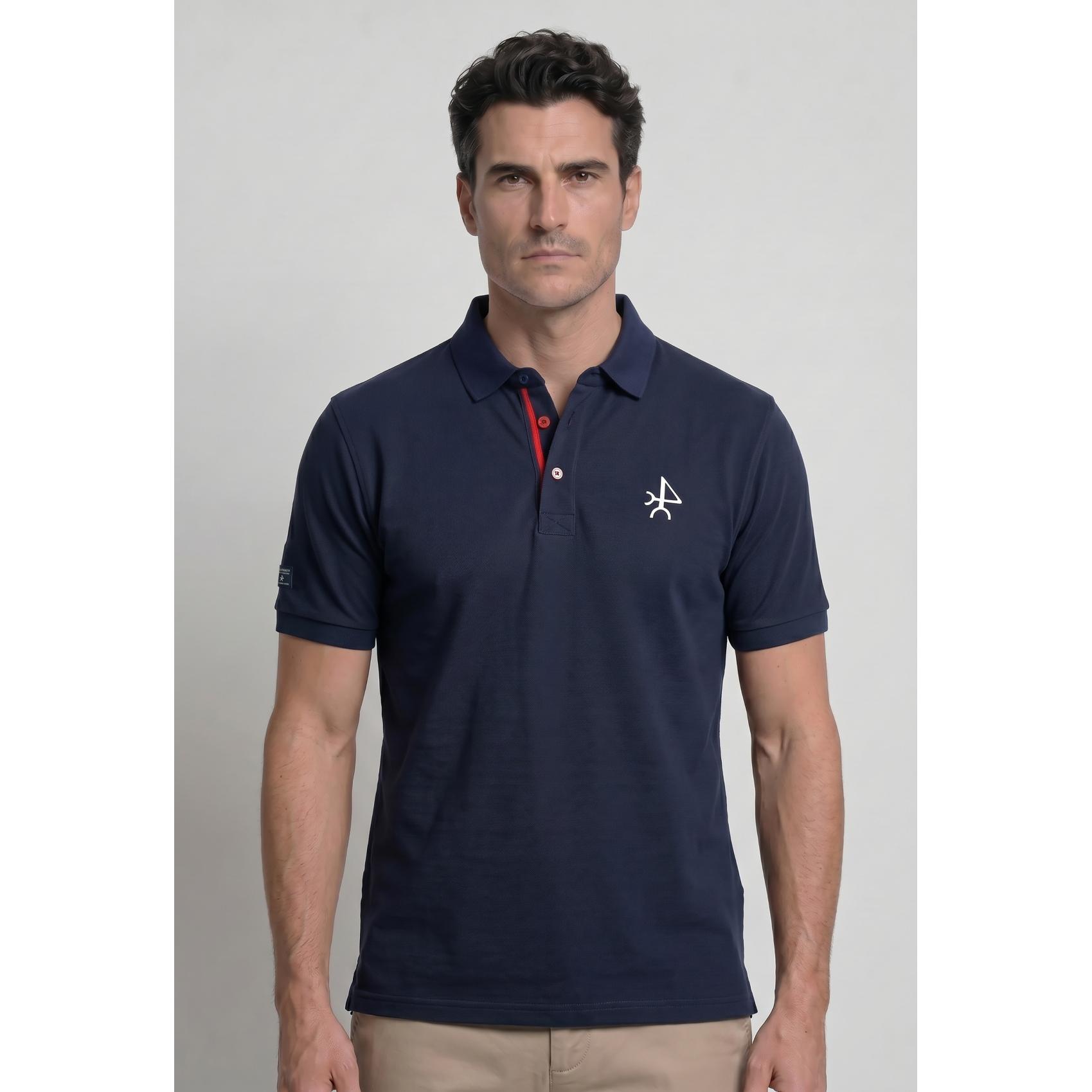 Polo clásico Valecuatro azul marino
