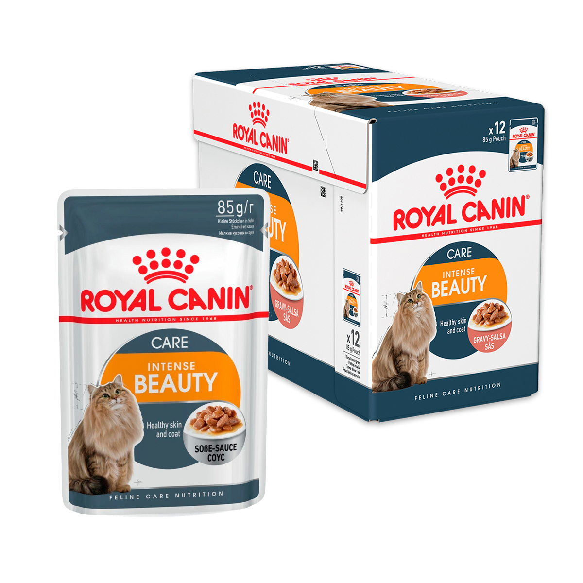 ROYAL CANIN Hair & Skin 12 x 85 gr (Sobre salsa)