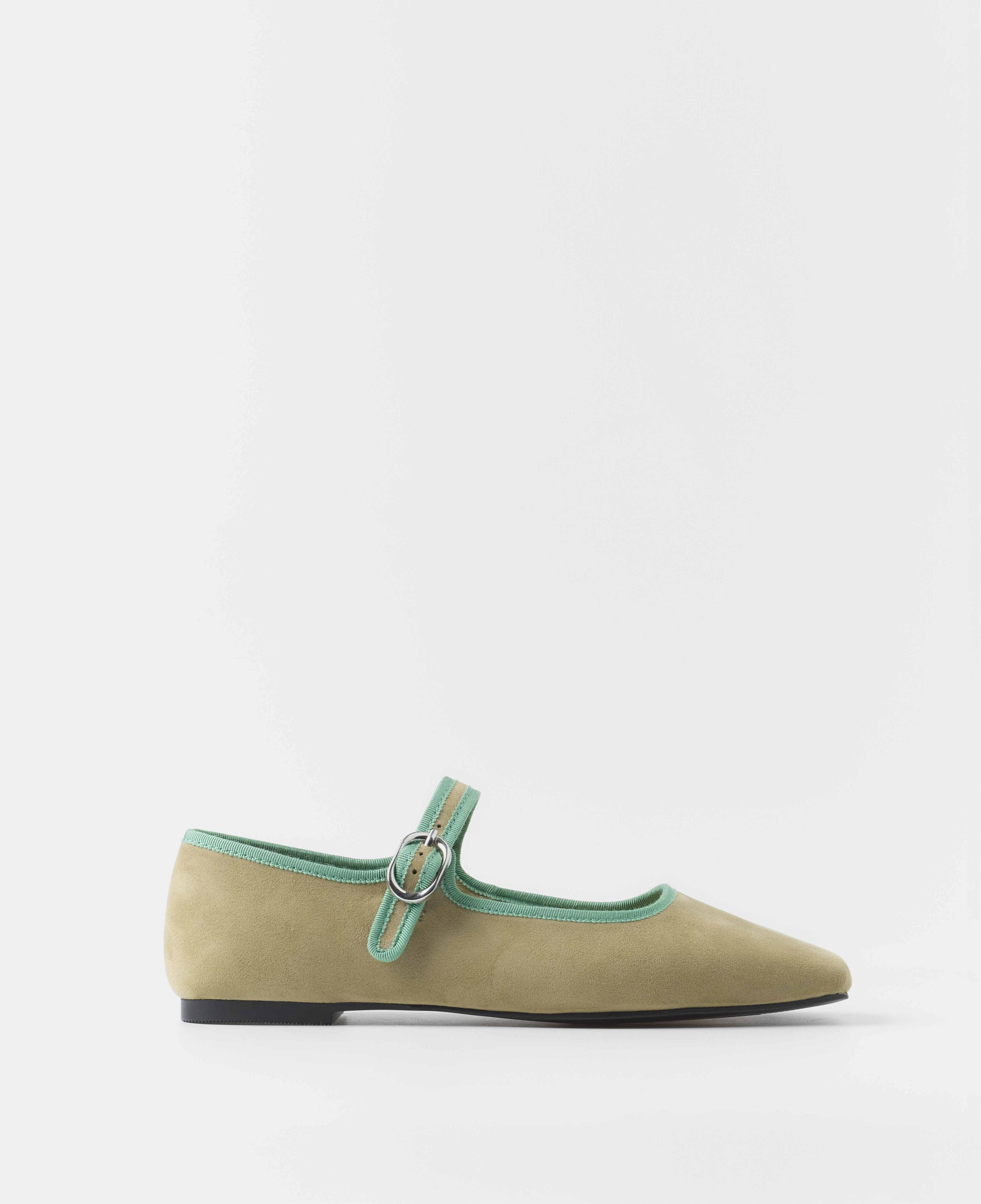 Mim Shoes LEM VERDE Merceditas planas Mujer 15204309533058