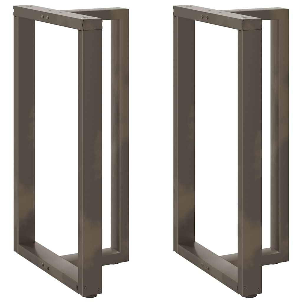 vidaXL Patas para mesa de bar en forma de T (2 unidades) 60 x 35 x (100-101) cm, acero