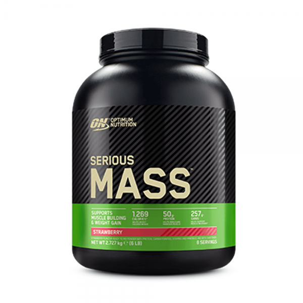Optimum Nutrition Serious Mass, Sabor Fresa, 2,730 Gramos