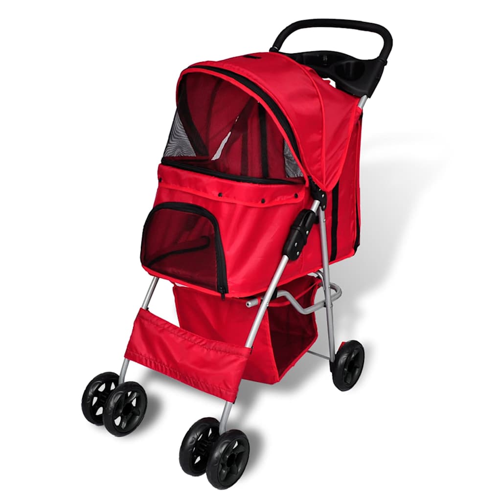 vidaXL Cochecito plegable para mascotas perro/gato