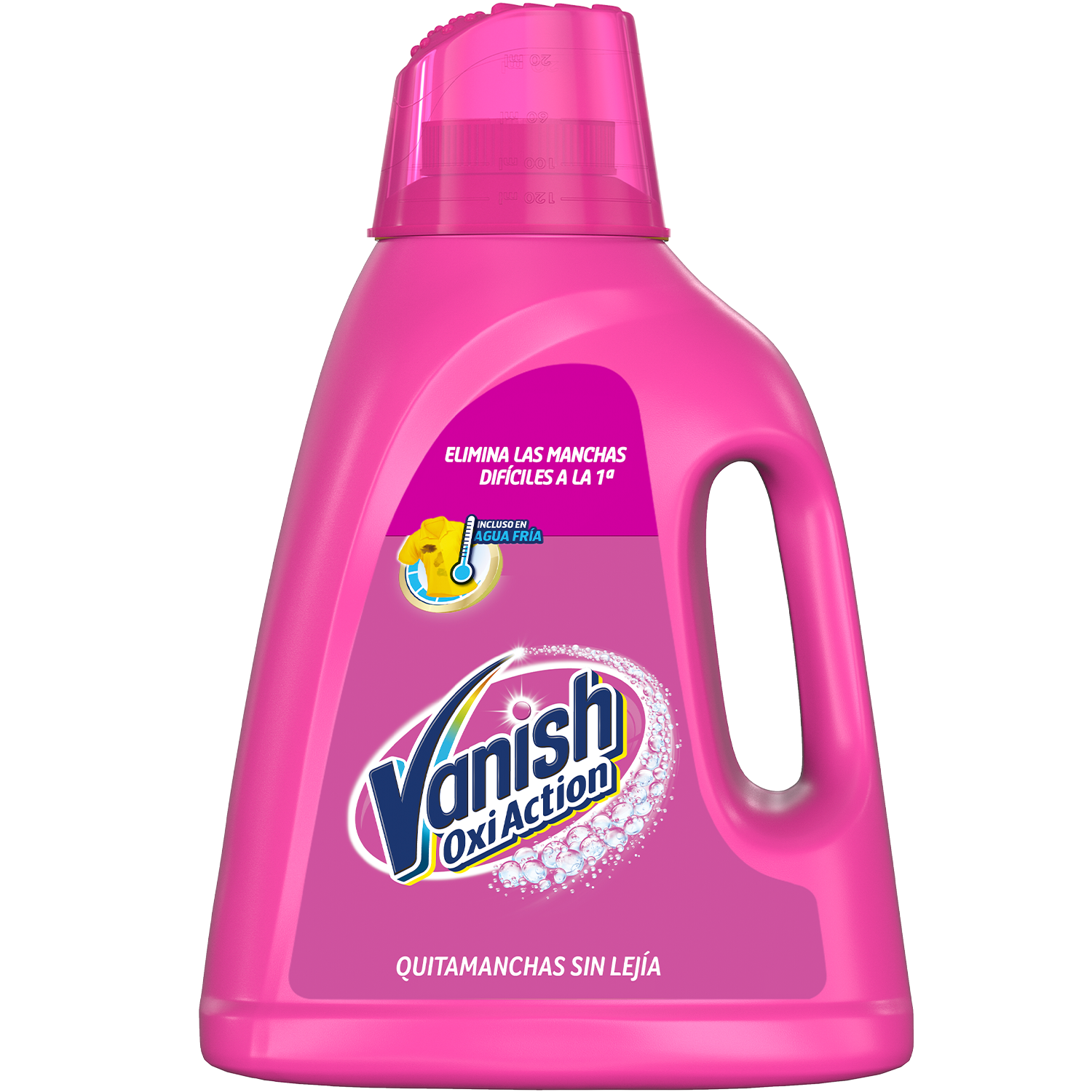 Vanish - Vanish Oxi Action - Quitamanchas para la Ropa, Formato Botella Gel 1800 ml