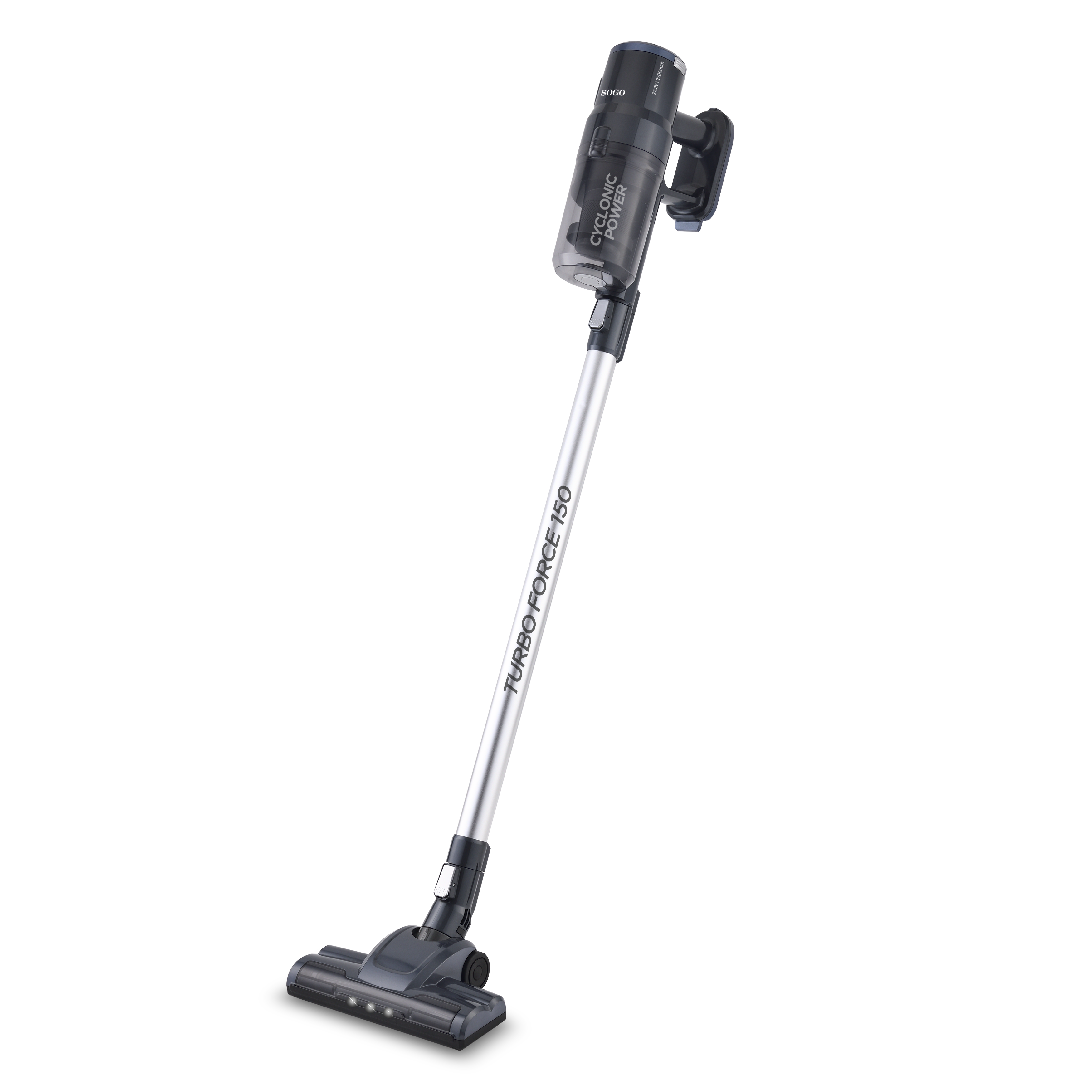 2 en 1 Aspirador Ciclónico Recargable Vertical y de Mano sin bolsa con Flujo de aire 0.84 m3 / min - 150w