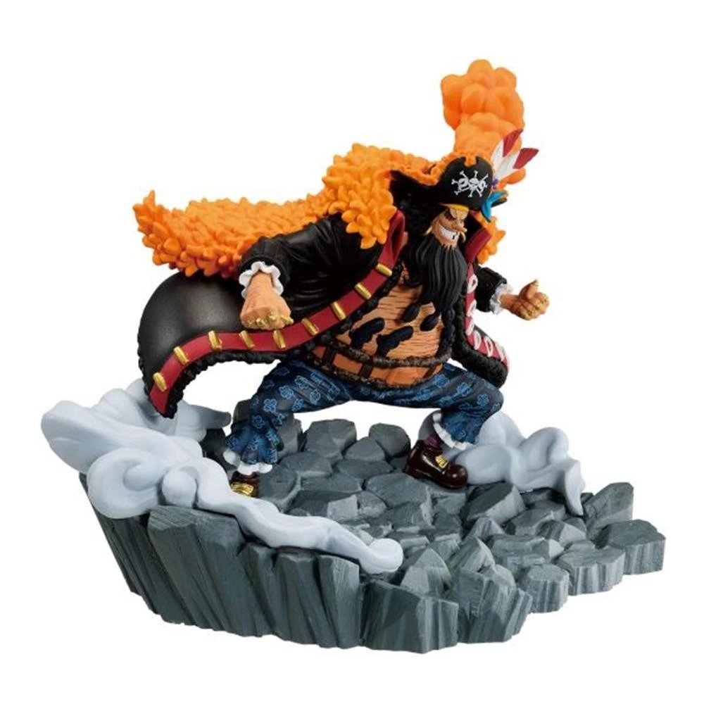 Banpresto - Figura coleccionable One Piece Senkozekkei Marshall D Teach de 8 cm para fans del anime, en caja sellada con soporte base