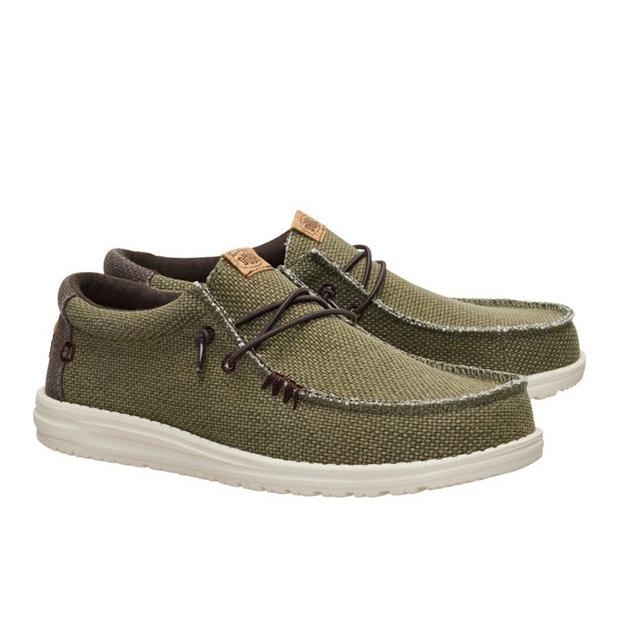 Zapatilla Wallaby Hombre  Heydude 40003 Verde