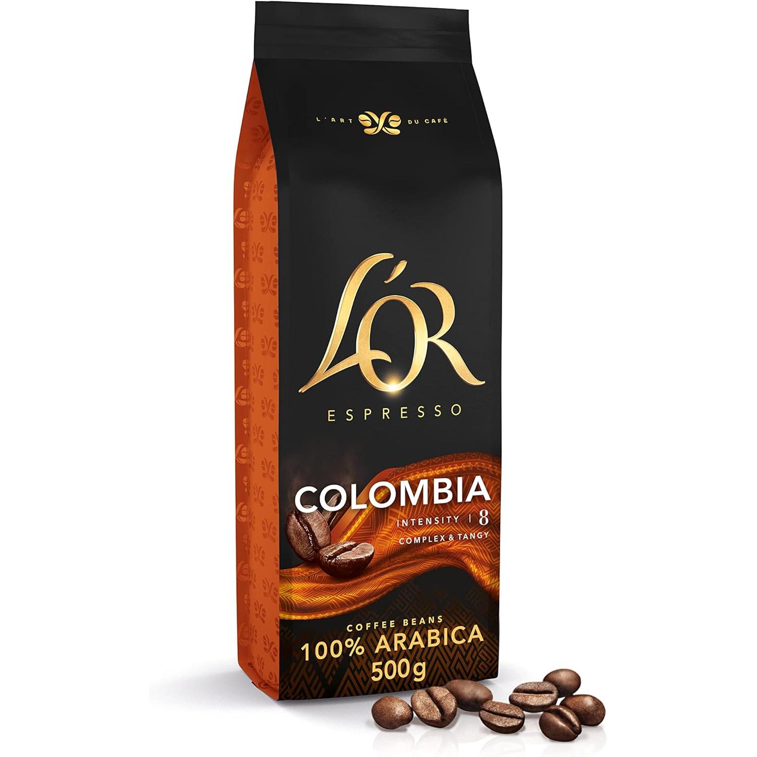 Colombia L'or Espresso café en grano de tueste natural 500 gr. 8711000464625