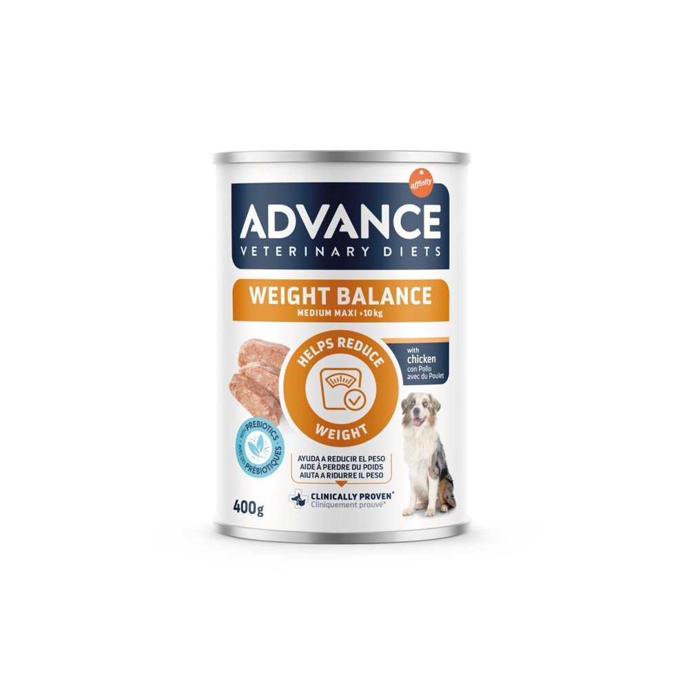 Advance Vet Diets Lata Dog Wet Weight Balance Medium/Maxi 400 Gr