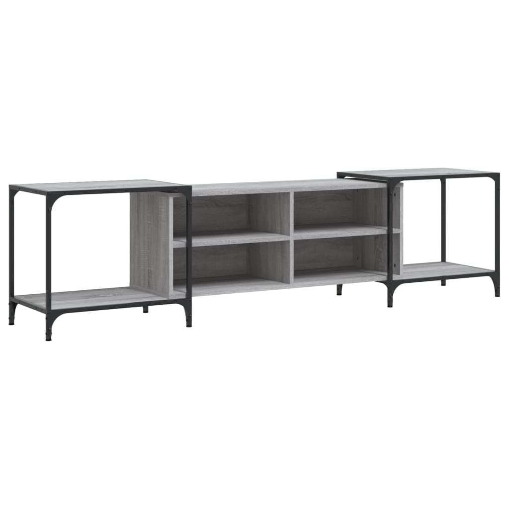 vidaXL Mueble de TV madera de ingeniería 203x37x50 cm, Mueble de Salon, Mueble TV, Mueble TV salon, Mesa de TV, Mueble tele