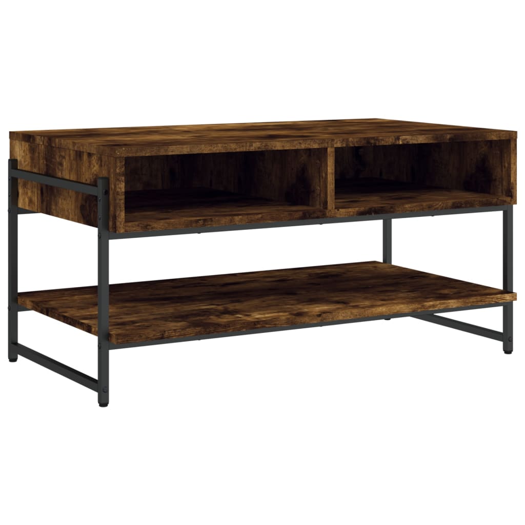 Vidaxl Mesa de Centro Madera Contrachapada 90x50x45 Cm Negro
