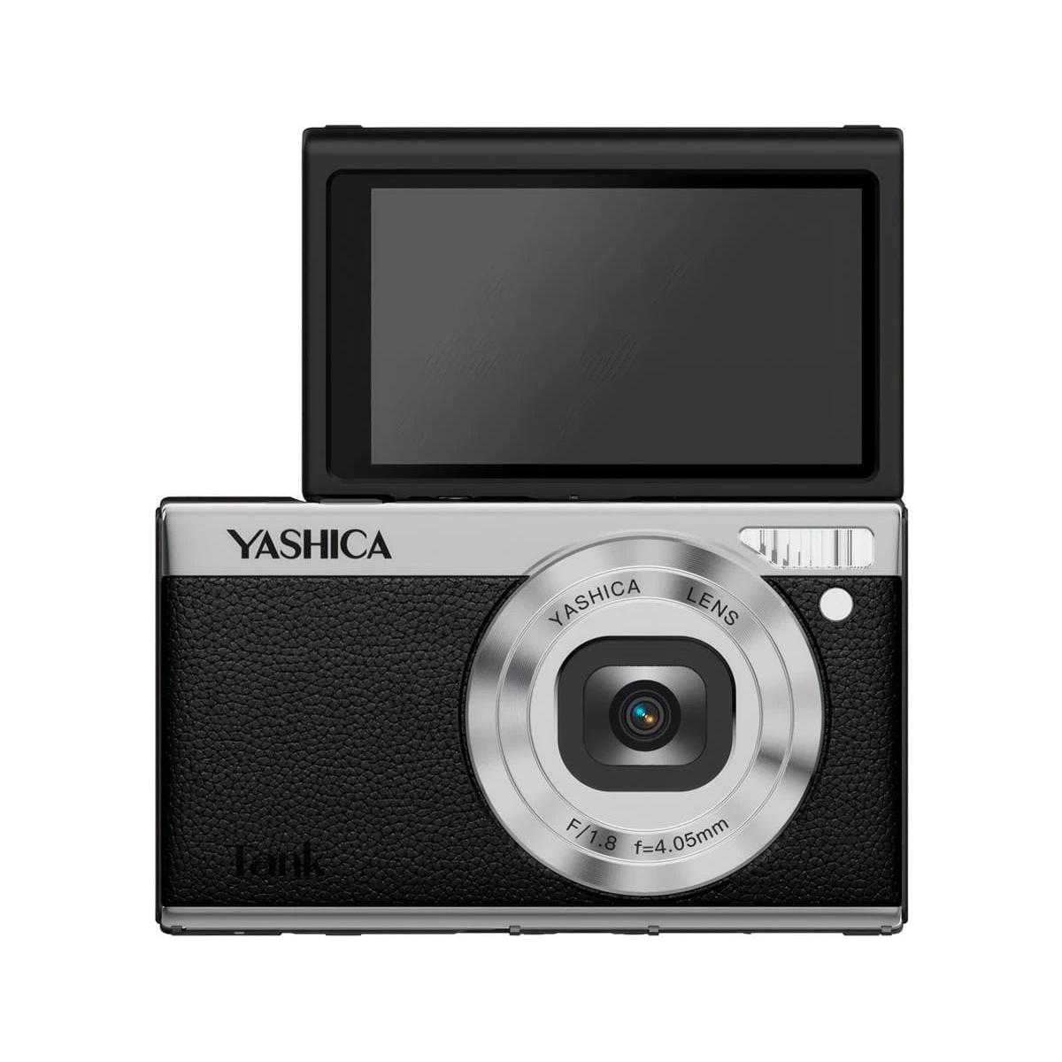 Cámara fotos digital Cámara digital compacta 12 CMOS Visor Pantalla LCD abatible 360 x 640 píxeles Yashica YAS-DGCMTK-BK  | Negro