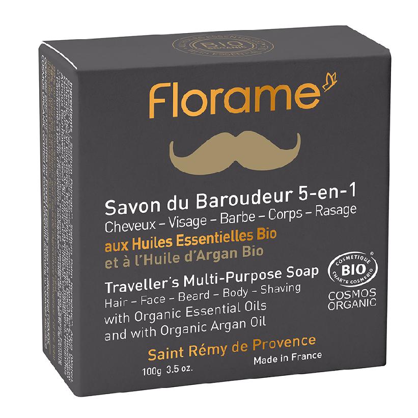 Jabón Viajero 5 en 1 100 g Florame
