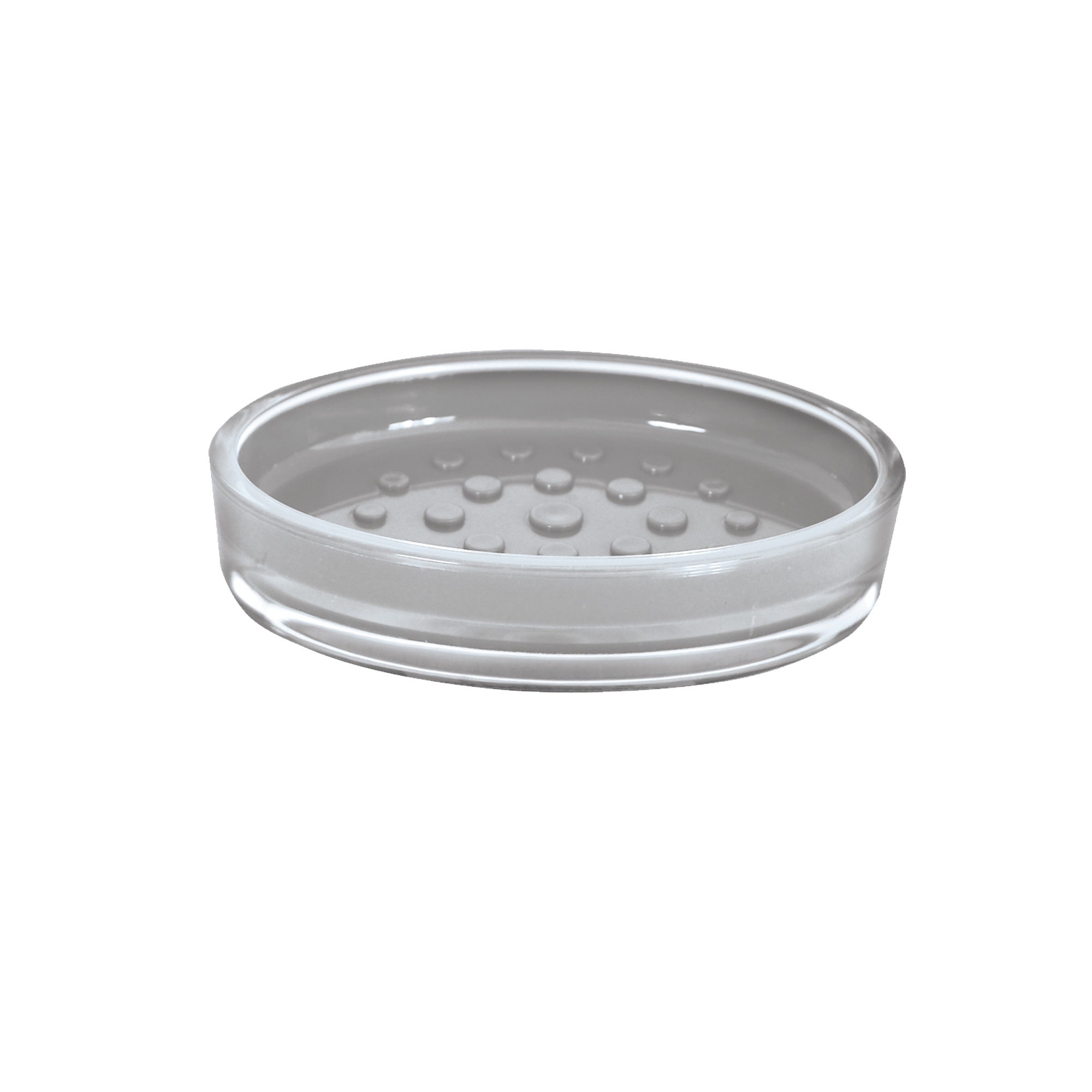Vaso MSV "Tahiti" de acrilico en color gris
