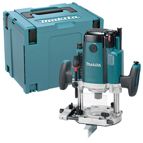 MAKITA - Fresadora Superficie MAKITA RP2303FC07 2.300W 6-8-12mm 70mm CON MALETIN MAKPAC