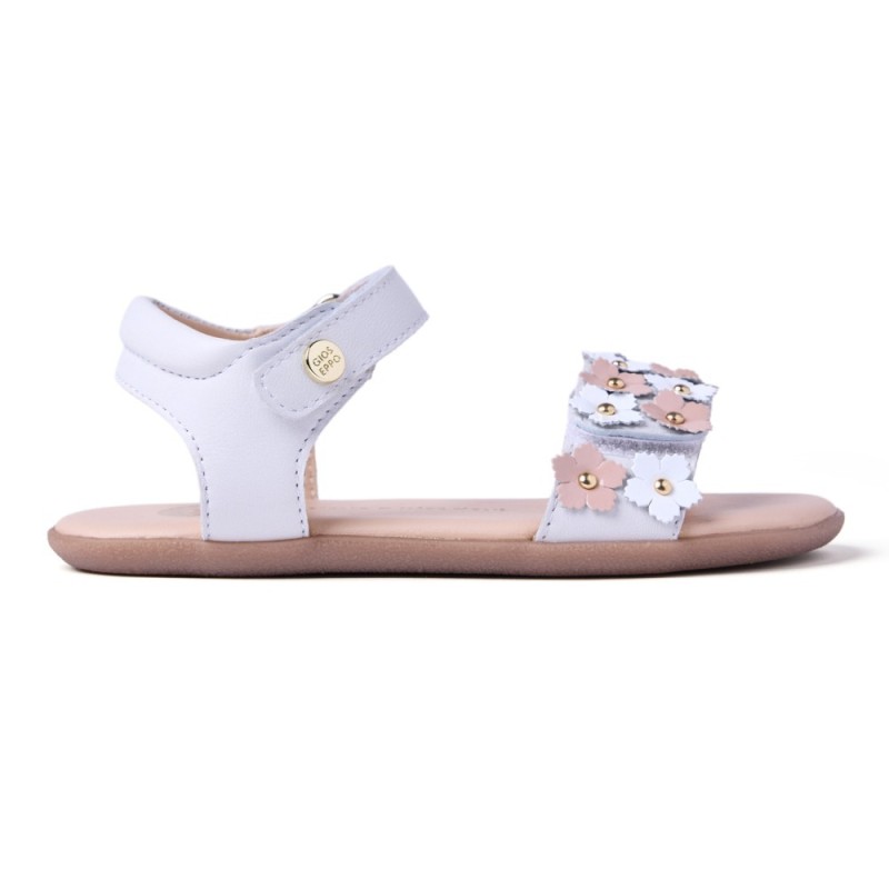 Sandalias planas niña GIOSEPPO 78808 BLANCO SANDALIA BAREFOOT MARGARITAS BLANCO 38055 26V