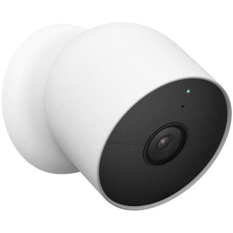 Cámara de videovigilancia google nest cam exterior-interior con batería/ 130º/ visión nocturna/ control desde app
