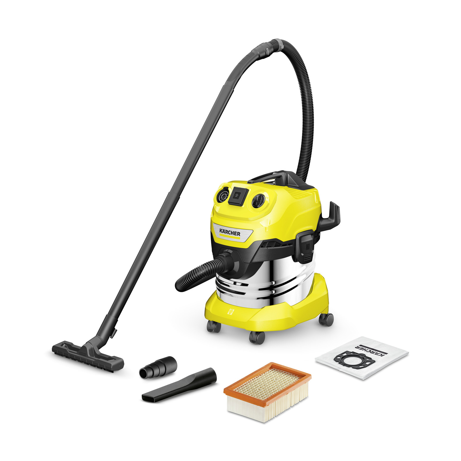 Kärcher - Aspiradoras para suciedad sólida y líquida WD 4 P S V-20/5/22 - 1.628-290.0