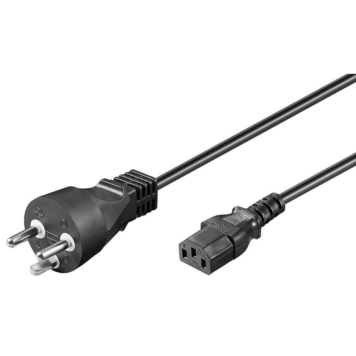 Microconnect Cable de Alimentación DK 1.8m IEC320 para Ordenador
