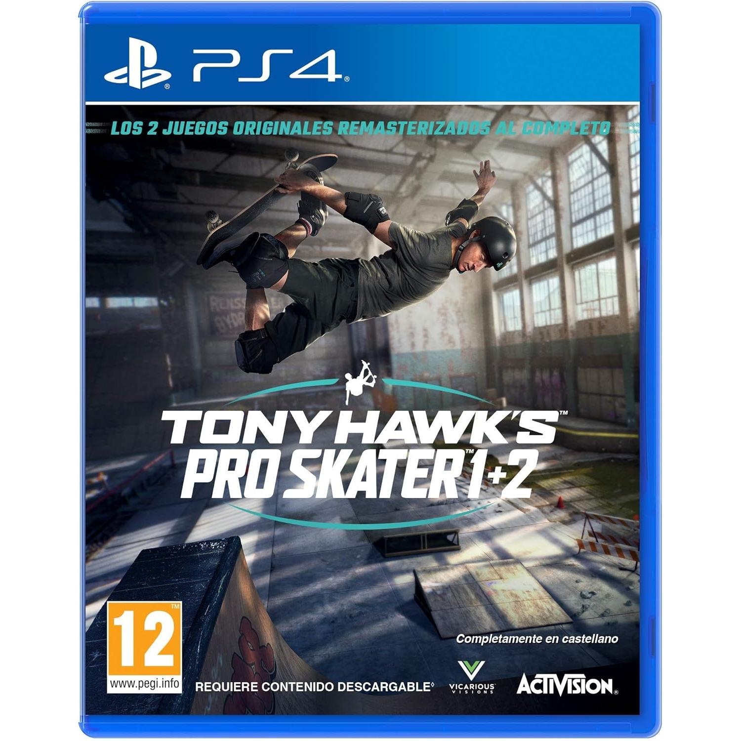 Tony Hawk’S Pro Skater 1+2 Juego para Consola Sony PlayStation 4, PS4 [PAL ESPAÑA]