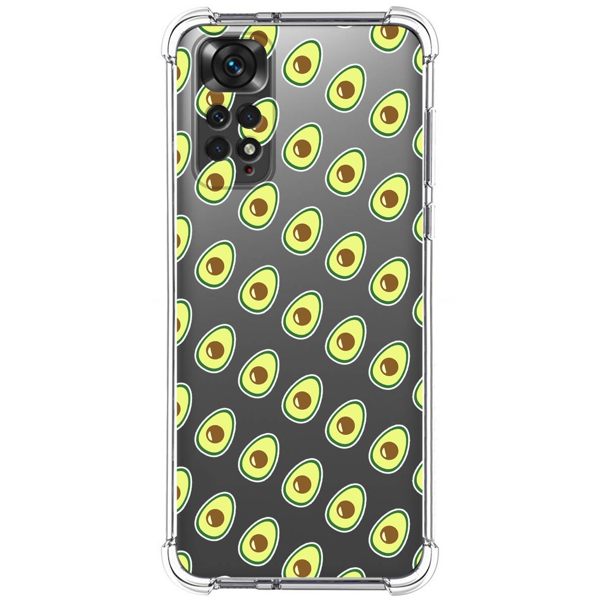 Funda Silicona Antigolpes para Xiaomi Redmi Note 11 / 11s diseño Aguacate Dibujos