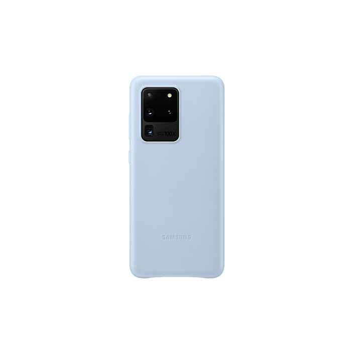 Funda Samsung En Piel para Galaxy S20 Ultra En Azul Celeste Modelo EF-VG988LL Nuevo