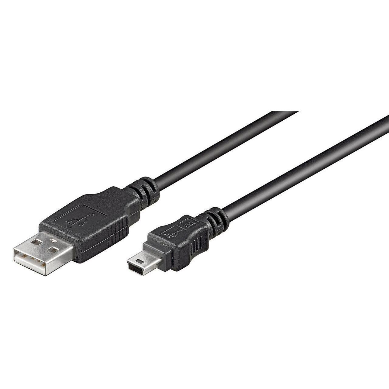 Cable USB Microconnect A - Mini USB B 5P 3m M-M de Alta Velocidad de Transferencia