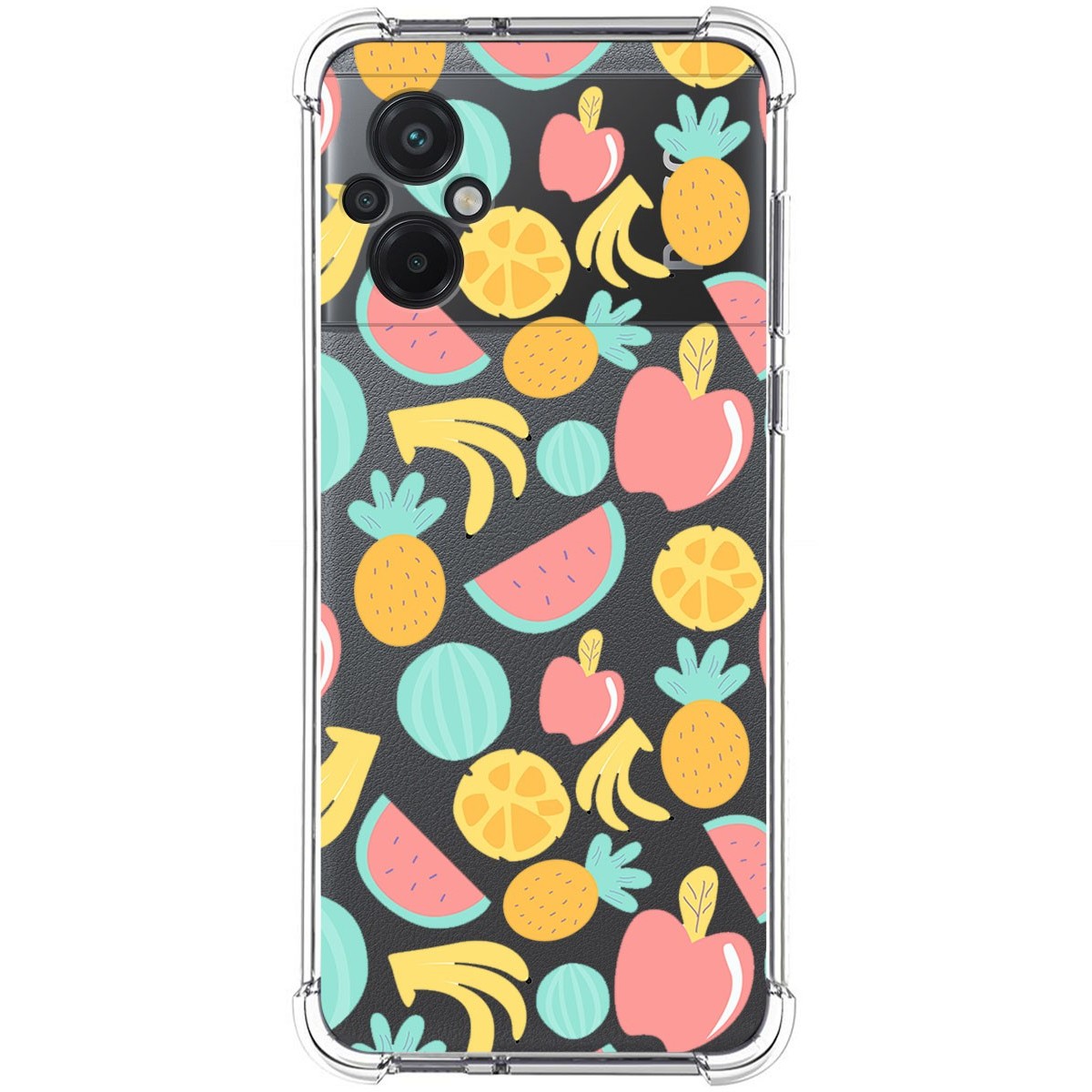 Funda Silicona Antigolpes para Xiaomi POCO M5 diseño Frutas 02 Dibujos