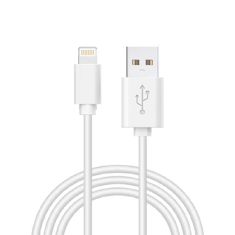 Cable USB Compatible Cool Lightning para iPhone/iPad (1.2 Metros) Blanco