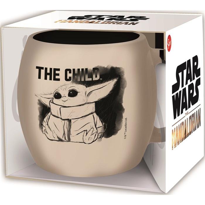 STOR TAZA CERAMICA GLOBE 380ML CAJA REGALO THE CHILD MANDALORIAN LUCAS FILM THE MANDALORIAN 10x12x10 Cms.