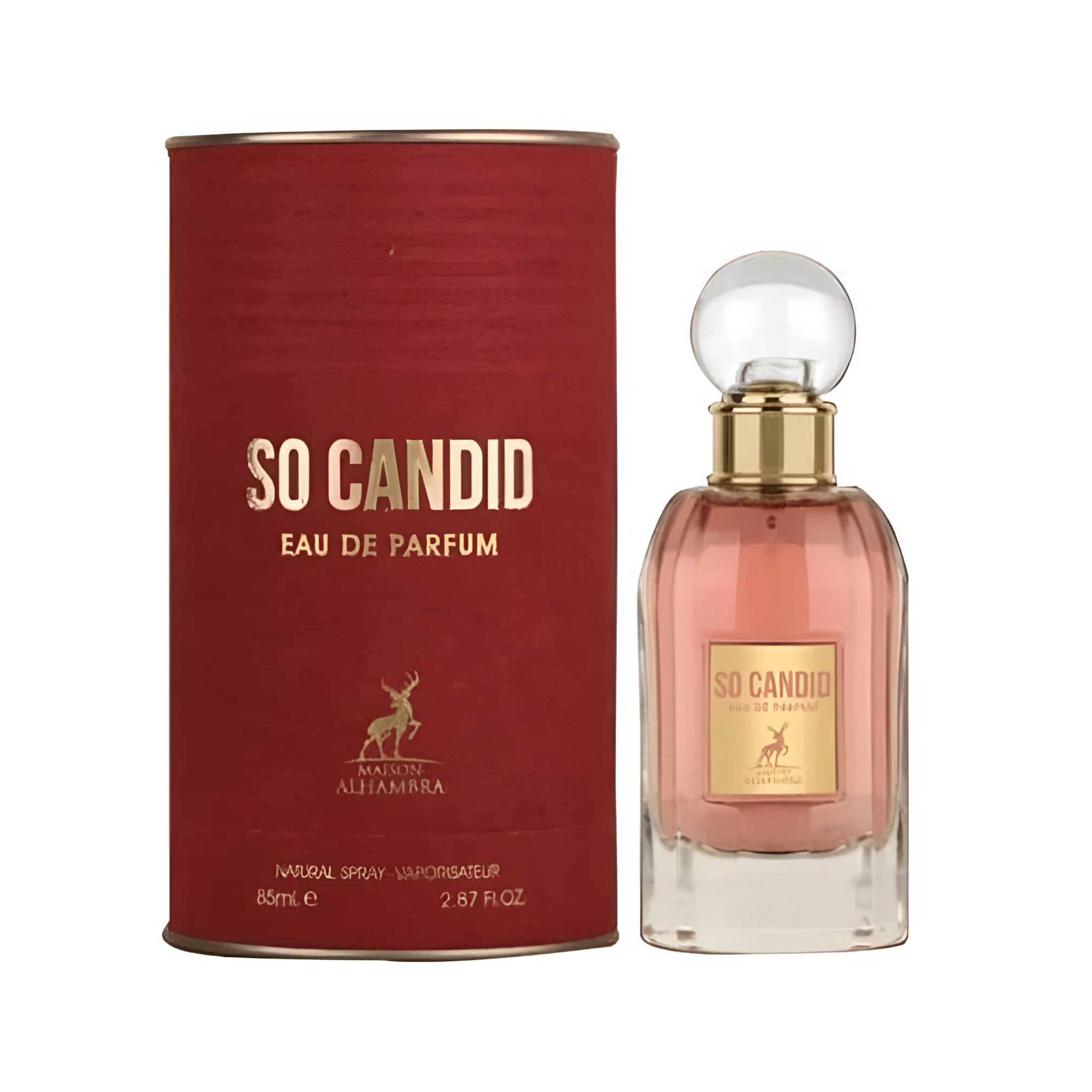 SO CANDID 85ML EAU DE PARFUM MAISON ALHAMBRA Perfume Arabe Para Mujer ORIGINAL
