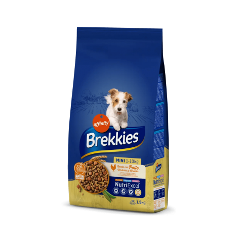 Brekkies Adult Mini Pienso De Pollo Para Perros 1.5 Kg