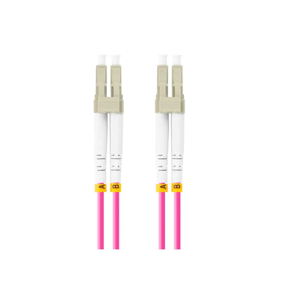 Lanberg FO-LULU-MD41-0010-VT Cable de fibra óptica e InfiniBand 1 m LC Violeta