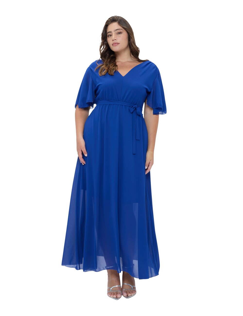 Fiorella Rubino - Vestido DREAM en georgette con escote en V