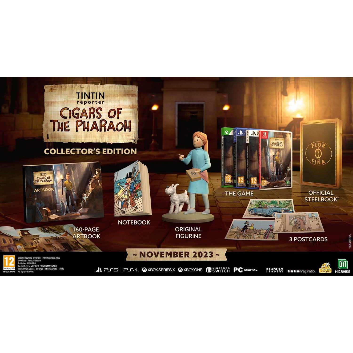 Tintin Reporter Los Cigarros del Faraon Collectors Edition - PS4 - Nuevo Precintado - PAL España